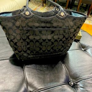 Black coach bag